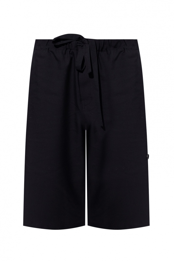 SchaferandweinerShops Pakistan - Black Wool shorts Loewe - loewe